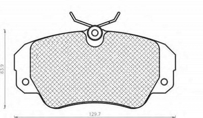 MAGNETI MARELLI 430216170371 -  Комплект тормозных колодок, дисковый тормоз